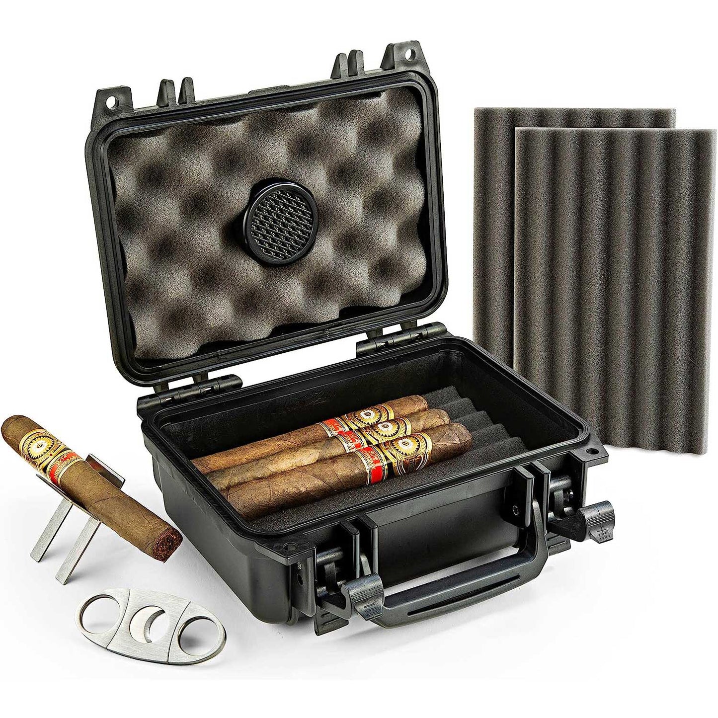 Airtight & Durable Waterproof Travel Humidor Cigar Box