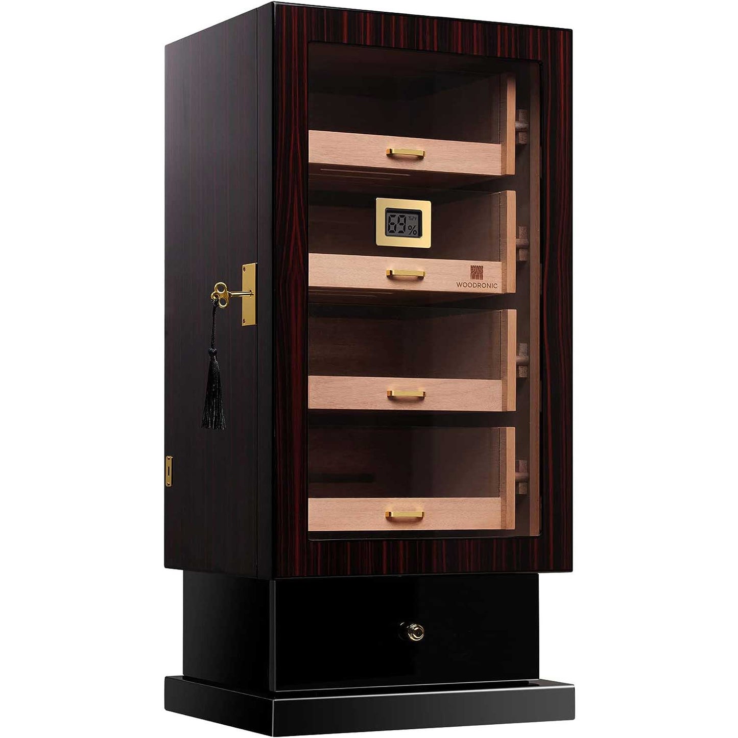 Cigar Cabinet Humidor for 200-250 Cigars with Digital Hygrometer