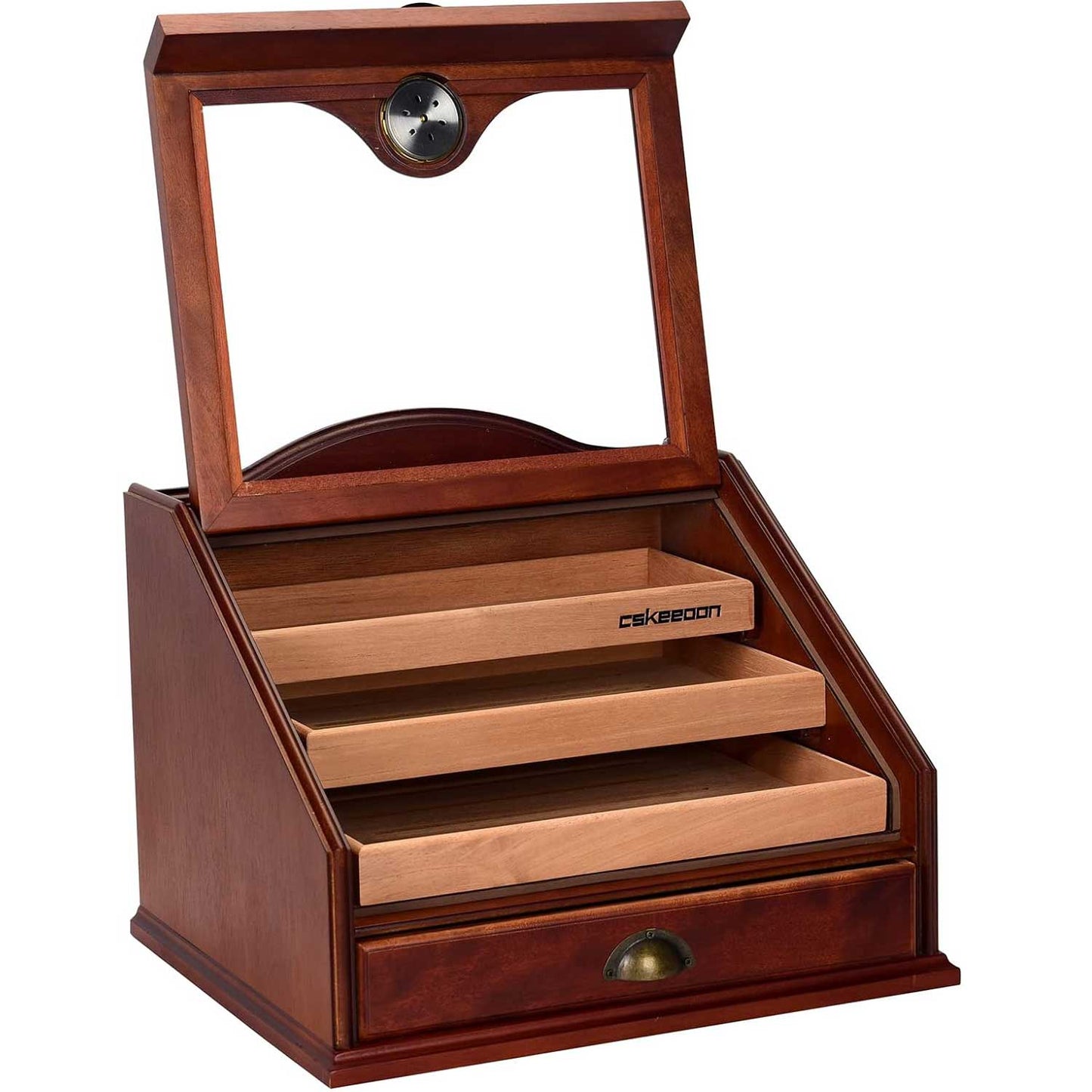 Cigar Humidors Cabinet - Cedar Wood Cigar Box