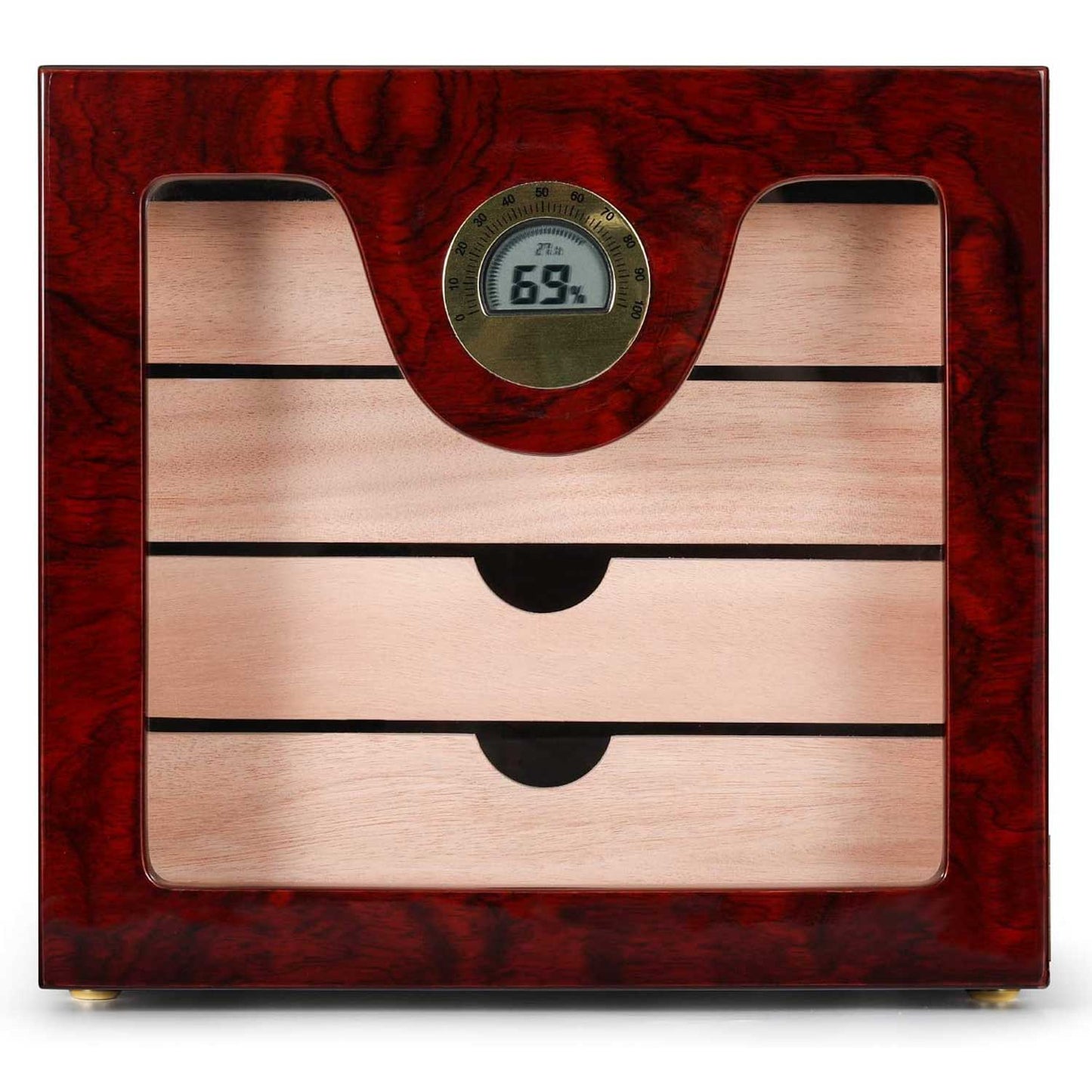 Cigar Humidor Cabinet with Digital Hygrometer