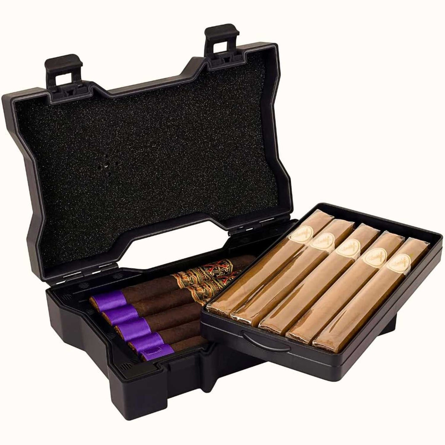 Heavy Duty Travel Cigar Humidor - Humidity Brackets