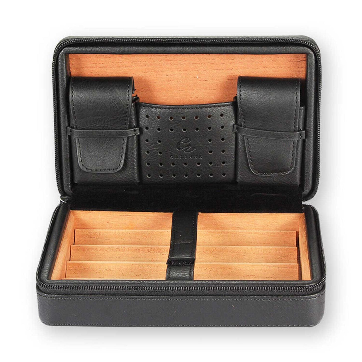 Leather Travel Humidor Cigar Box