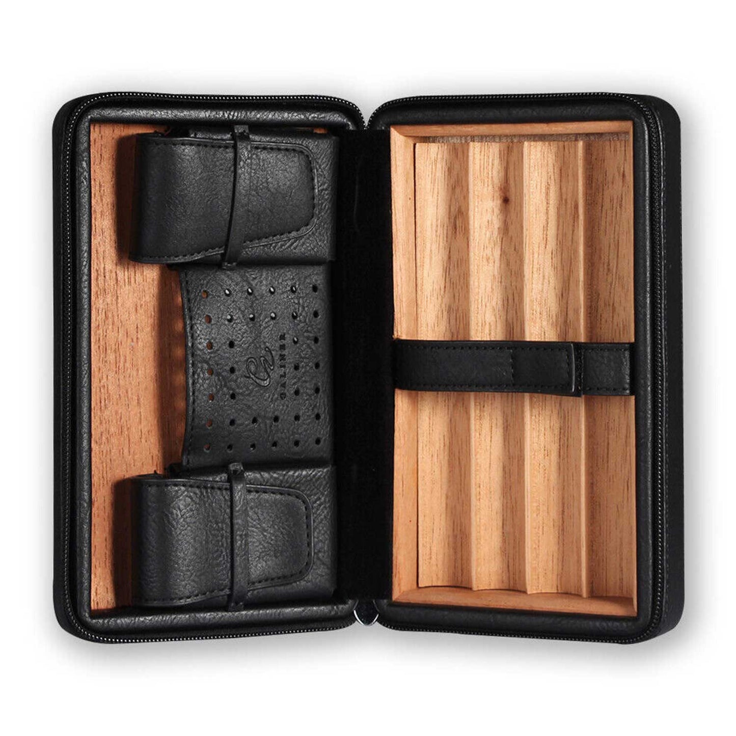 Leather Travel Humidor Cigar Box