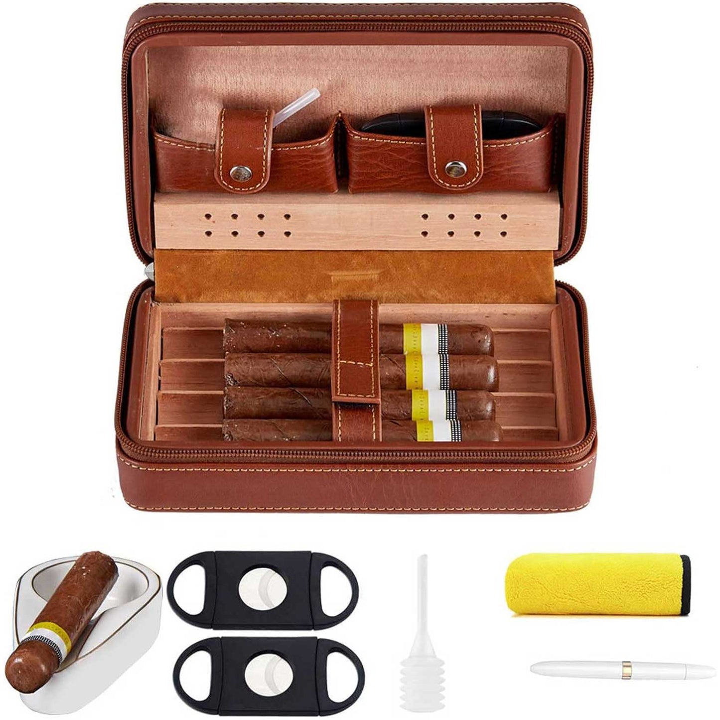 Portable Humidor for Travel and Men's Gifts