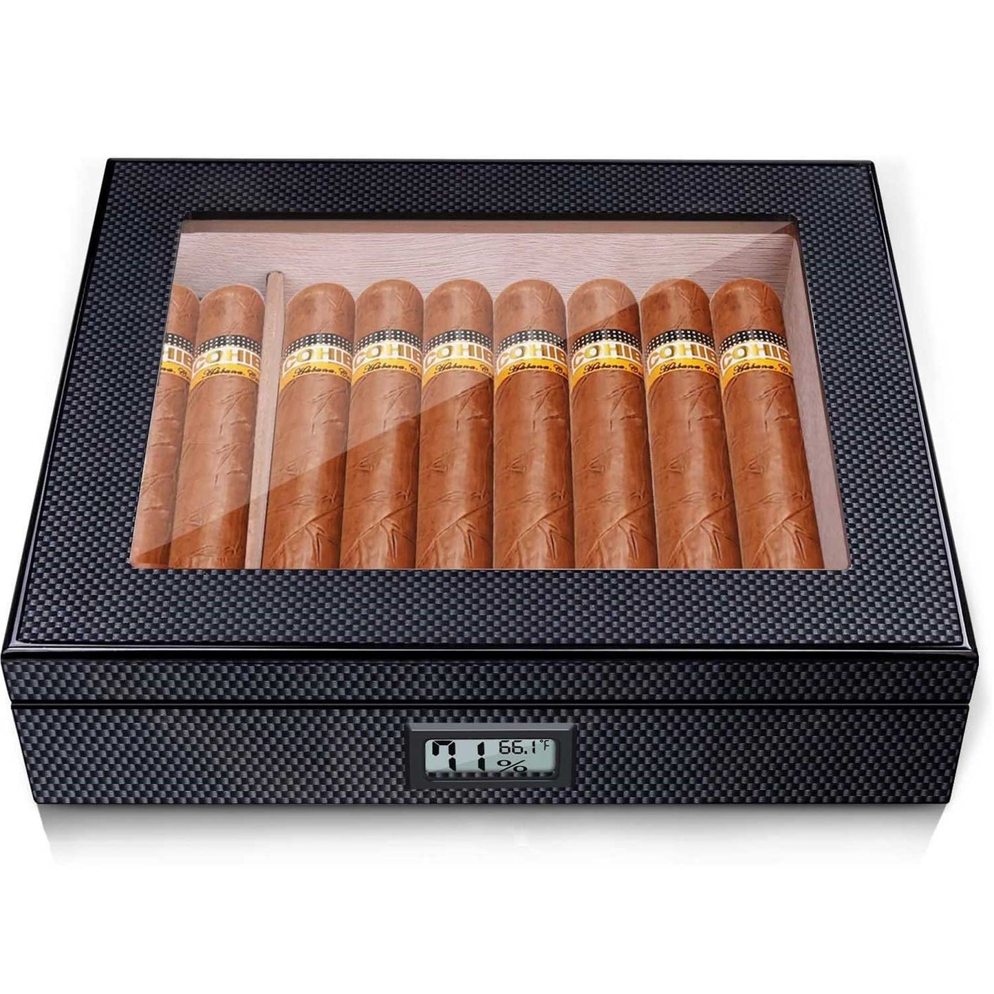 Cigar Humidor Carbon Fiber Cigar Box