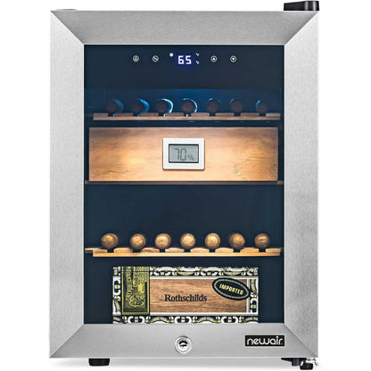 Electric Humidor - Spanish Cedar Shelves with Temperature Control